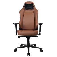 arozzi primo full premium leather silla gaming marron