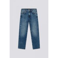 gas jeans greg straight 68md-355989020159 stone wash para mujer