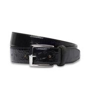hackett london para hombre hm413616 cinturon nicole negro 28 casual piel