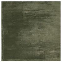 alfombra pelo corto suave lavable huarte verde bosque 240x240cm vidaxl