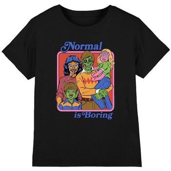 Steven Rhodes Camiseta Normal Is Boring para niño