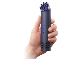 Mini ventilador - Dyson HushJet™ Cool, 3 en 1, Bateria, Carga USB-C, Potencia 40 W, 5 Velocidades+ modo Boost, Ink/Cobalt