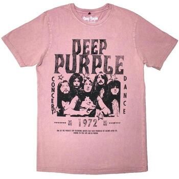 Deep Purple Camiseta manga larga 1972 Concert para mujer