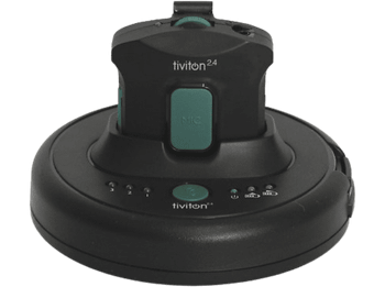Accesorio auriculares - Humantechnik Tiviton 2.4 PR, Receptor, 8 horas, Para 2.4, Negro