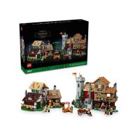 lego icons plaza de la ciudad medieval 10332 3304 piezas