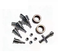 juego de adaptadores hex cvd de metal mejorado para ldrc 2801 2802 2803 2804 128 coches rc mini drift modelos piezas