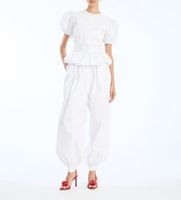 rotate para mujer 115161400 top alix blanco 34 casual manga corta algodon organico sostenible