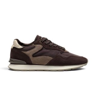 HOFF para hombre. 22602432 Zapatillas de Piel City marrón (47), Plano, Ante, Cordones, Casual