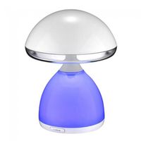 lampara de sobremesa mush rgb led siete colores