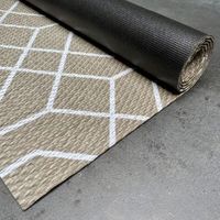 alfombra vinilica deblon alfombra pvc antideslizante para interior y exterior arena-blanco nordico60 x 200 cm