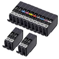 compatible multipack canon pixma pro-10s printer ink cartridges 14 pack -6405b001