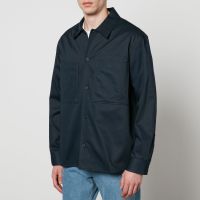 maison kitsune cotton overshirt - xl