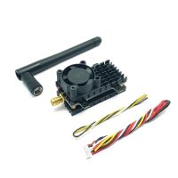 transmisor fpv de ultralarga distancia de 2 km a 58 ghz con 40 canales 2 w y 2000 mw con ventilador de disipacion de