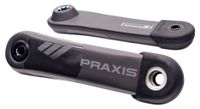 par de bielas de carbono praxis ec type3 para tq fazua bros bafang