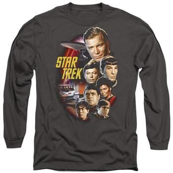 Star Trek Camiseta manga larga Classic Crew para mujer