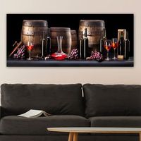 pintura decorativa lienzo yty14119050120 multicolor 50x120