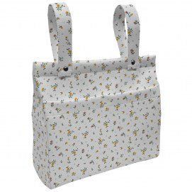 2024 Bolso Polipiel Estampada Margaritas Dydados Polipiel Estampada Tejido Impermeable