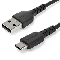 1m durable usb 20 to usb c cable black aramid fib er