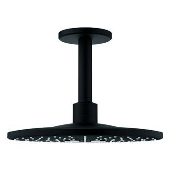 Conjunto De Ducha De Techo Con Brazo Grohe Rainshower Smartactive 310, 142 Mm, 2 Chorros, Black, 22124kf0