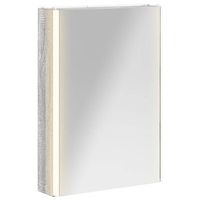 armario con espejo de bano gris sonoma 43 x 115 x 605 cm vidaxl