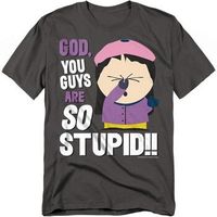 south park camiseta so stupid para mujer