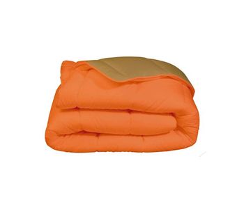 Relleno nórdico bicolor para cama de 90cm naranja