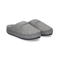tommy hilfiger pantuflas hombre - gris talla 3940
