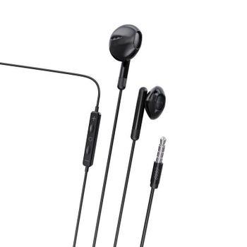 Auriculares Myway MWHPH0019 con cable Jack 3.5 mm para llamadas y música negros