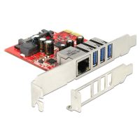 tarjeta de red delock 89382 pci express 5 gbps 3 usb 30 y lan gigabit