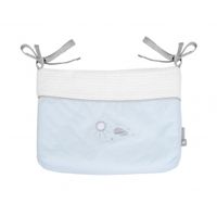 cesta de panales con lazos dream big azul