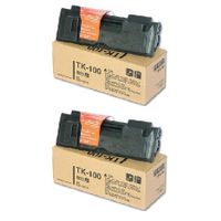 original multipack kyocera km-1500 printer toner cartridges 2 pack -tk100