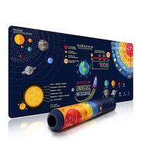alfombrilla de raton para juegos exco alfombrilla grande extendida para escritorio de ordenador con borde cosido base antideslizante alfombrilla para teclado para gamer office
