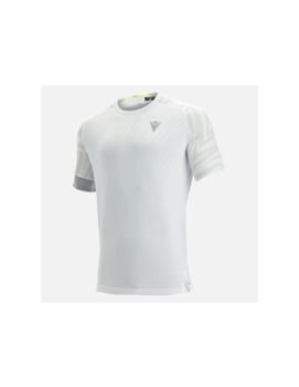 Camiseta de Pádel Macron Prime Cb Pablo Deep Blanco/Plata Hombre