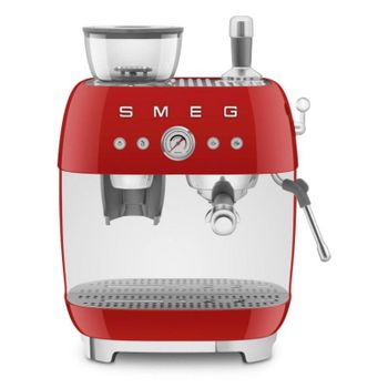 Cafetera Manual Smeg EGF03RDEU 2,4 L 20 bar Molinillo integrado Doble caldera Rojo