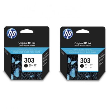 Cartucho de Tinta Original Pack 2x HP 303 Negro