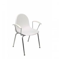 piqueras y crespo ves pack de 4 sillas plastico blanco