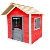 casa de juegos das kleine schloss - 106 x 111 cm rojo