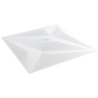 paneles de pared 12 uds 50 x 50 cm blanco estrella espuma xps vidaxl