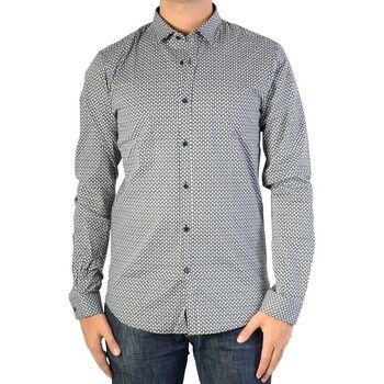 Ryujee Camisa manga larga 85688 para hombre