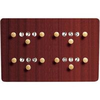 tablero de puntuacion carom x4 61 x 40 cm