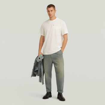 G-Star Raw Pantalones D24543-E514 PLEATED CHINO-J110 SUN FADED ORPHUS para hombre