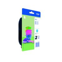 brother lc221c cyan original standard capacity ink cartridges
