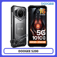 telefono resistente doogee s200 48gb  256gb dimensity 7050 pantalla de 672 y 120hz camara de 100mp bateria de 10100mah nfc android 16 smartphone