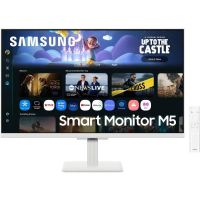 samsung smart monitor m50f m5 27 fullhd 60hz ips smart hdr10 altavoces wifi bluetooth blanco