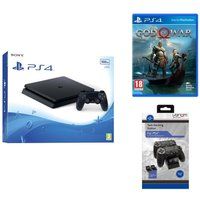 playstation 4 slim god of war  docking station bundle red