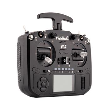 HelloradioSky V14 2.4GHz 14CH Transmisor de radio EDGETX de código abierto con gimbales de tamaño completo de 1000 mW EL