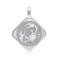 colgante de plata 925 signo zodiacal cancer