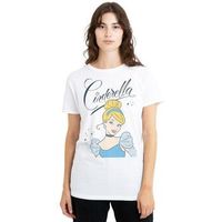 cinderella camiseta headshot with fancy script para mujer