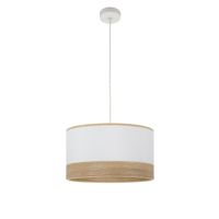 fabrilamp colgante olga 1xe27 blancoblanco-madclara regx40x40 cm