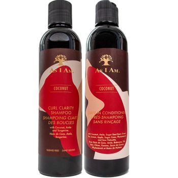 As I Am Coconut Cleanse & Condition Duo